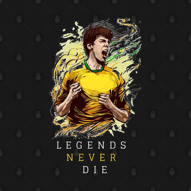 Legends Never Die, T-shirt Design by Day To Night 24 Hour