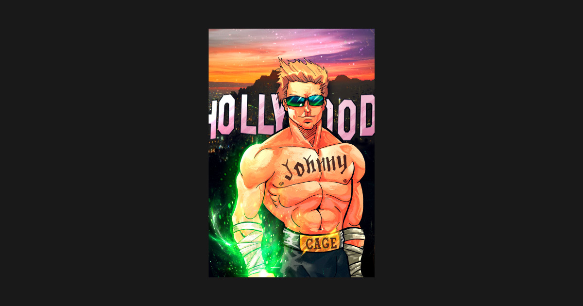 Johnny Cage Fan Art Johnny Cage Posters and Art Prints TeePublic