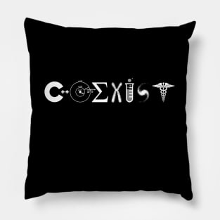 Coexistance of Sciences Pillow