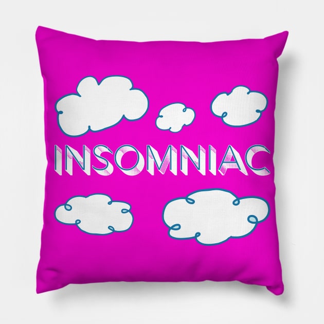 Insomniac Pillow by Dead but Adorable by Nonsense and Relish