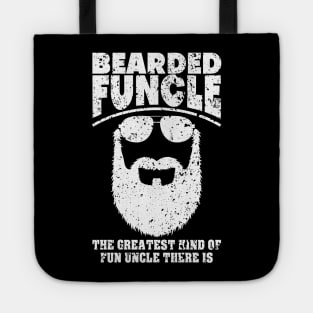 'Bearded Best Funny Uncle' Hilarous Uncle Gift Tote