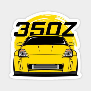 Yellow 350Z JDM Magnet