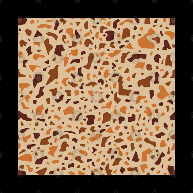 Earth Tones Terrazzo by Trippycollage