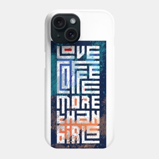 Love coffee more than girls Phone Case