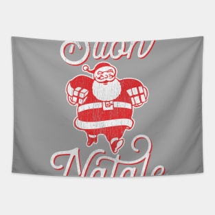 Buon Natale: Italian Christmas Faded design Tapestry