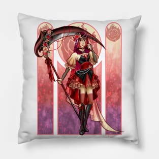 RWBY Art Nouveau - Ruby Rose Pillow