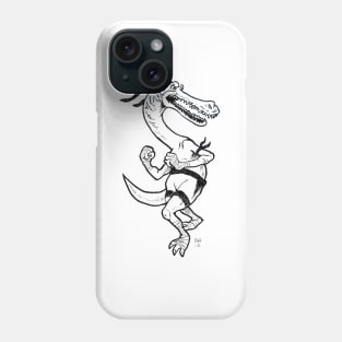 Muay Thai Dino Phone Case