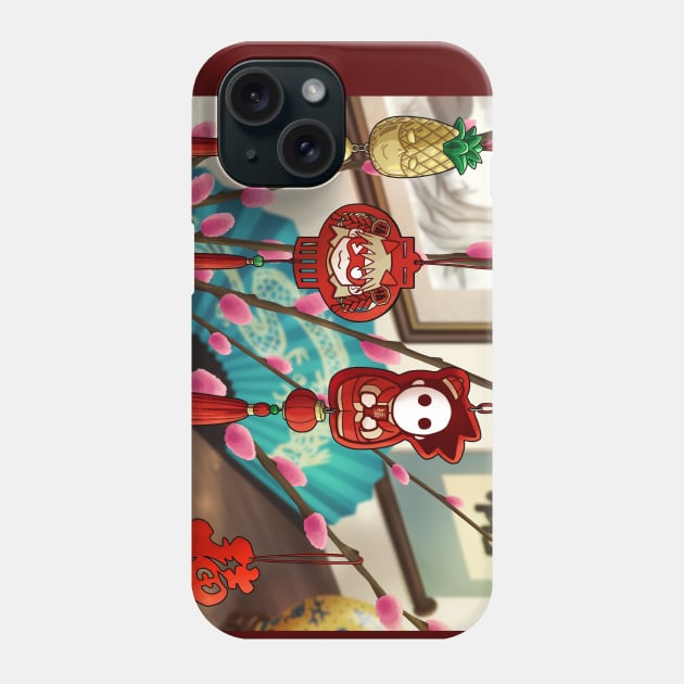 Masked Henchman Lunar New Year Phone Case by norinoko