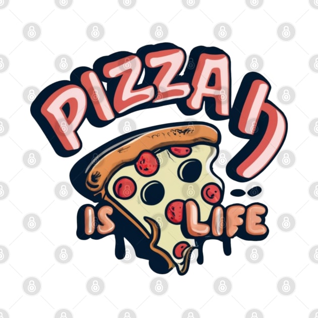 Pizza is Life by Ruru Project Studio