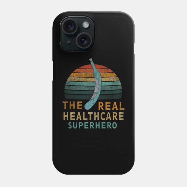 CNA- Cooter Canoe the real healthcare superhero Retro Design Phone Case by ysmnlettering