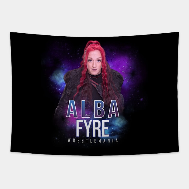 alba fyre wrestle Tapestry by KomenX