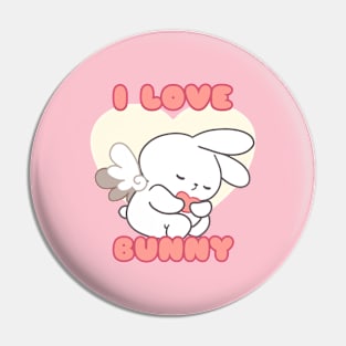 Loppi Tokki's Arrow Strikes with 'I Love Bunny' Pin