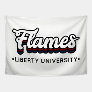 Flames - Liberty University Tapestry