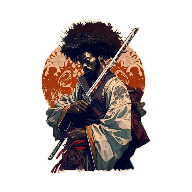 Afro-American Samurai by Snoe