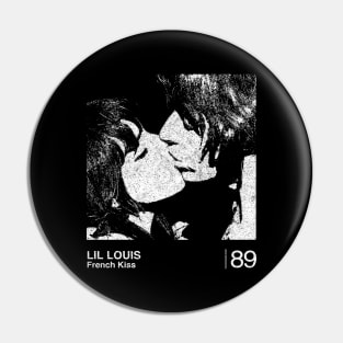 French Kiss / Minimalist Graphic Artwork Design Pin