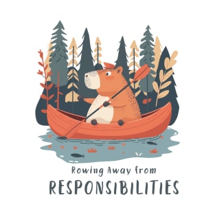 Rowing Away from Responsibilities T-Shirt
