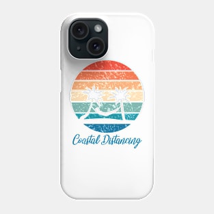 Social Distancing vs Coastal Distancing - Beach Life Hammock Phone Case