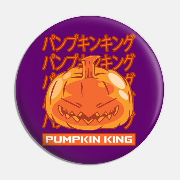 Rimuru The Pumpkin King Pumpkin Halloween Pin Teepublic 