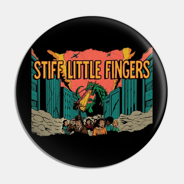STIFF LITTLE FINGERS BAND Pin by Kurasaki