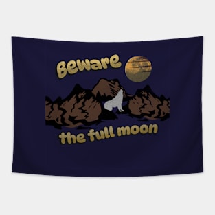 Beware the Full Moon | Werewolves Tapestry