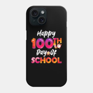 100 Days Yall Student Teacher Happy 100Th Day Of School Phone Case