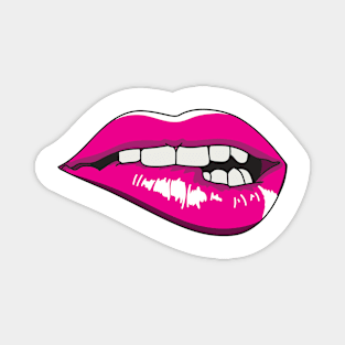 Female Lips Magnet