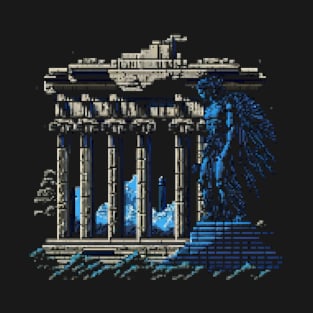 Acropolis Pixel Art T-Shirt