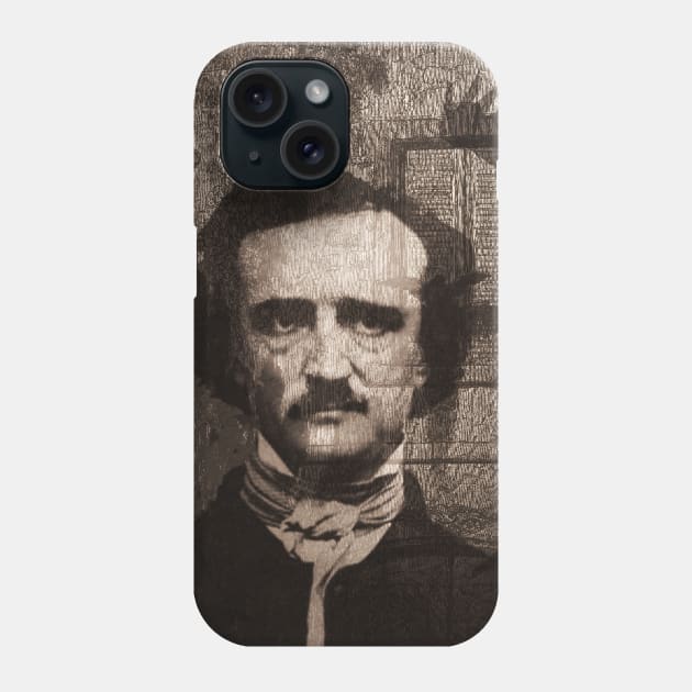 Edgar Allan Poe Phone Case by valentinahramov