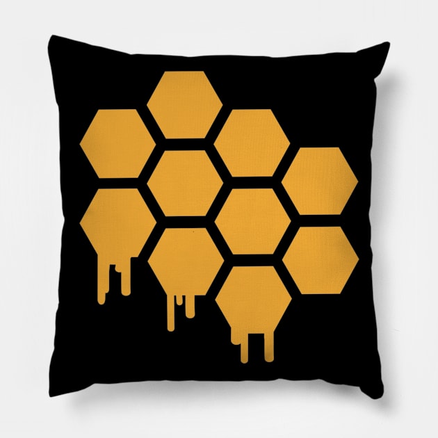 Honeycomb Pillow by Designzz