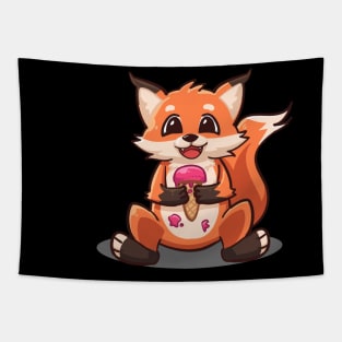 Fox Cute Tapestry