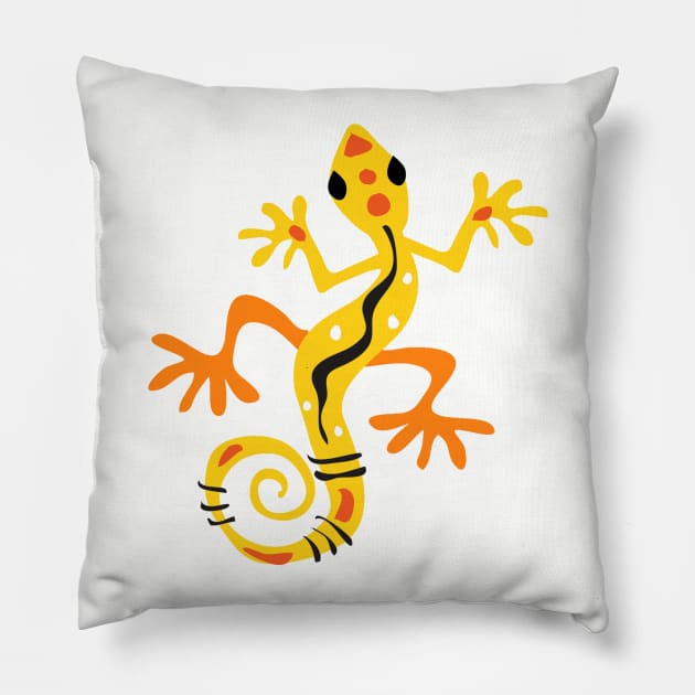 Lizard Pillow by tfinn