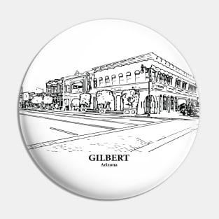 Gilbert - Arizona Pin