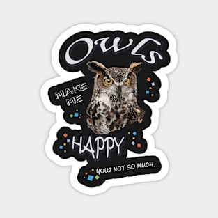 american owl Magnet