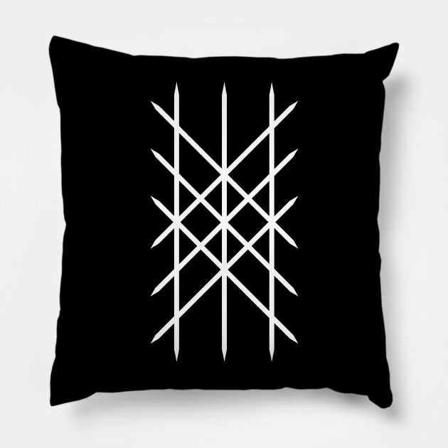 Web of Wyrd Pillow by Wareham Spirals