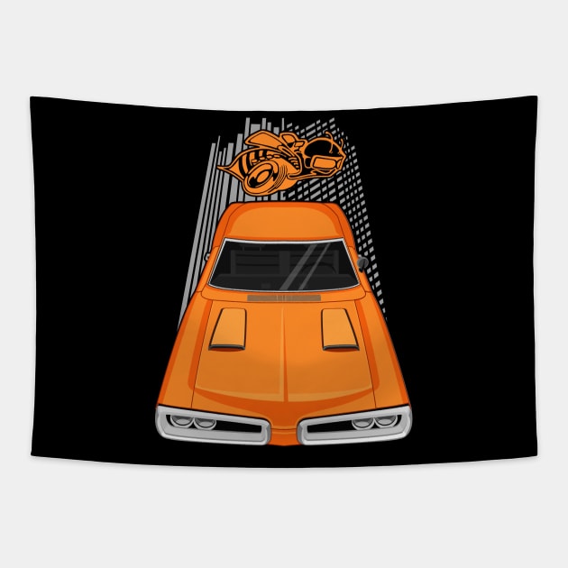 Dodge Coronet Super Bee 1970 - orange Tapestry by V8social