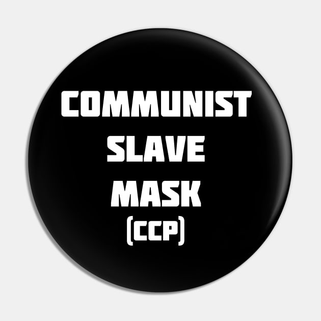 Communist Slave Mask- white Pin by ocsling