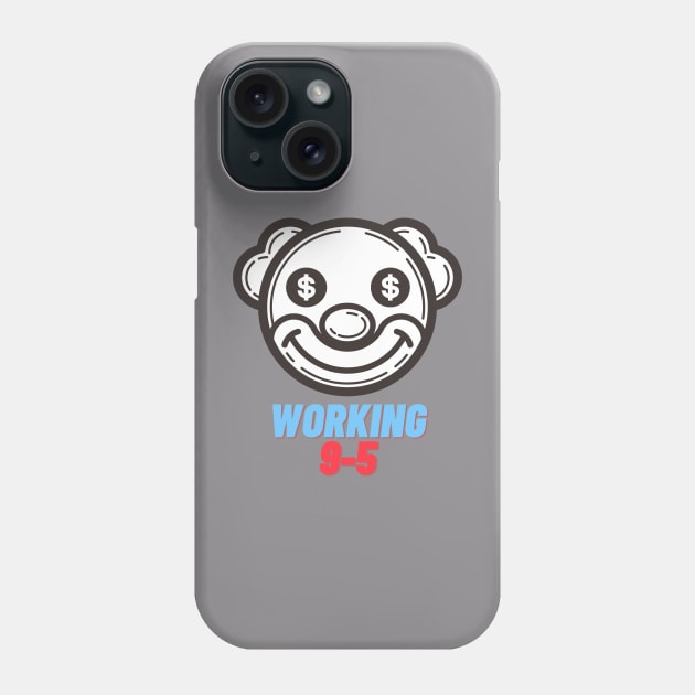 working 9 to 5 Phone Case by perth shirts