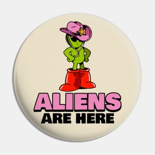 Funny Alien Aliens Meme Pin