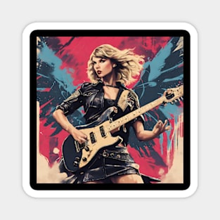 Taylor Swift vintage dnd style art Magnet