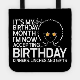 it's my April birthday month I'm now accepting birthday Tote