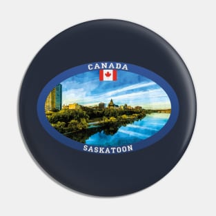 Saskatoon Canada Travel Pin