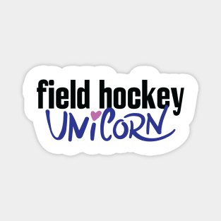 Field Hockey Unicorn Magnet