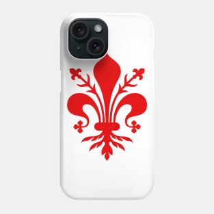 Florence Italy Fleur De Lis Sticker Phone Case