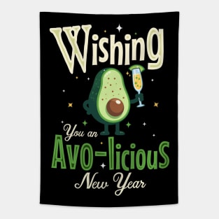 Wishing you a avolicious New year Tapestry