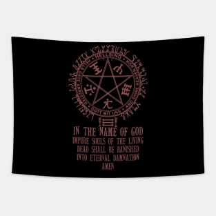 Impure Souls of The Living Dead Shall Be Banished Into Eternal Damnation Tapestry