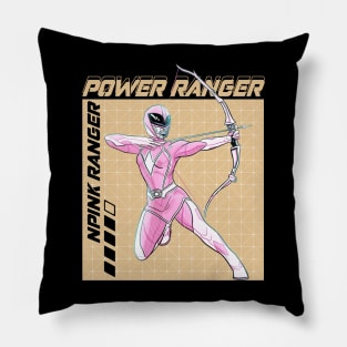 Crimson Power Ranger Fire Fueled Fury Pillow