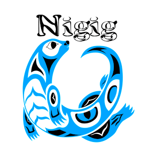 Otter (Nigig) Blue T-Shirt