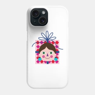 Happy colorful Christmas gift avatar Phone Case