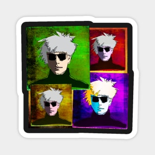 ANDY WARHOL COLLAGE - AMERICAN POP ARTIST Magnet