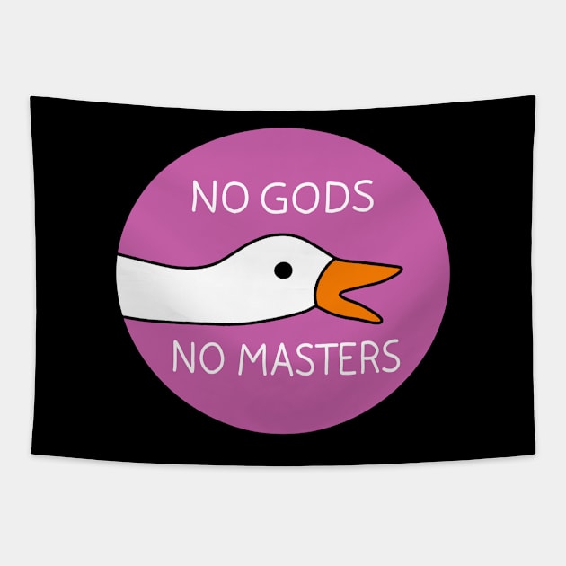 No Gods No Masters Tapestry by valentinahramov